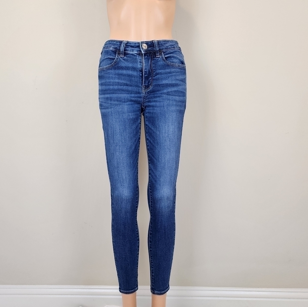 American Eagle next level stretch hi-rise jegging Jeans pants - Picture 2 of 11